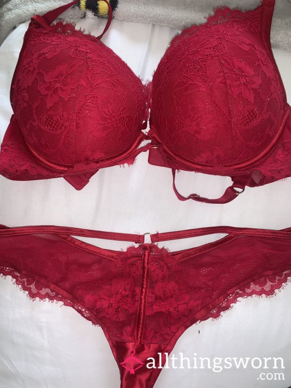 S**y Red Lingerie Set 😈