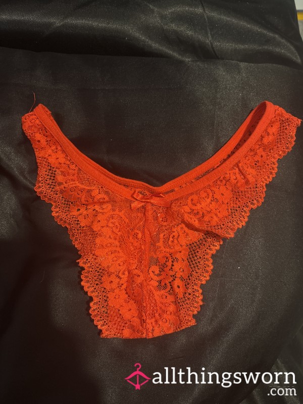 S**y Red Panties - 8 Hour Wear