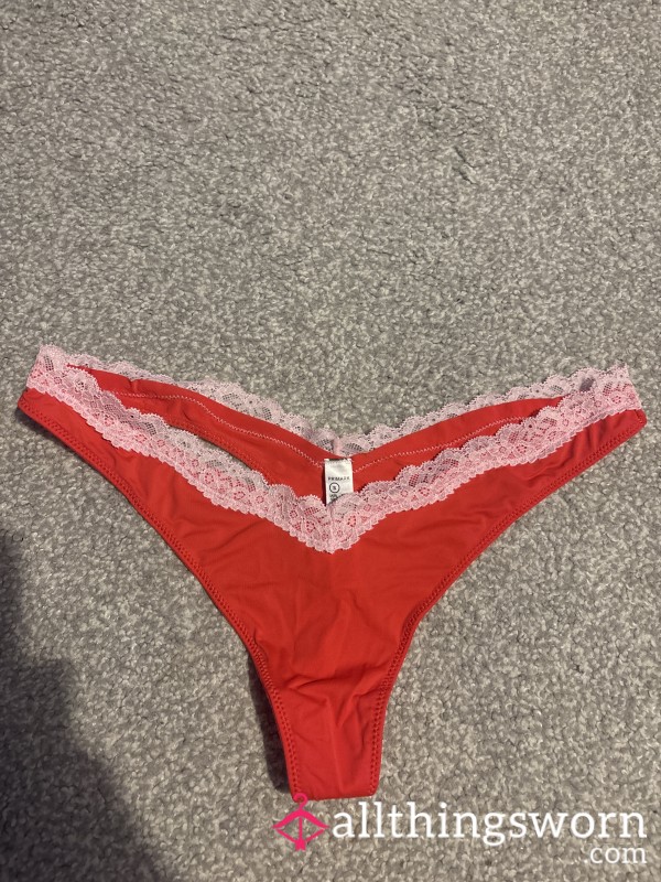 ❤️s**y Red Thong-48 Hours Of Intimate Wear❤️
