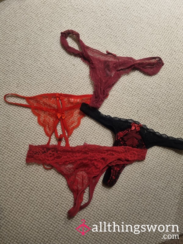 S**y Red Thongs