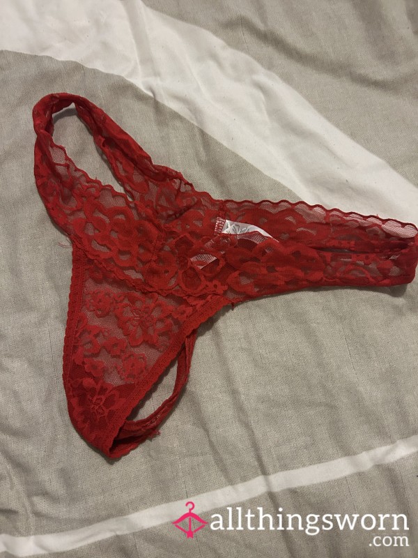 S**y Red Wet Thong
