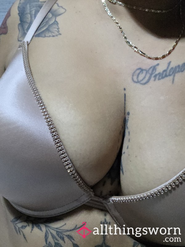 S**y Rhinestone Shirt Bra