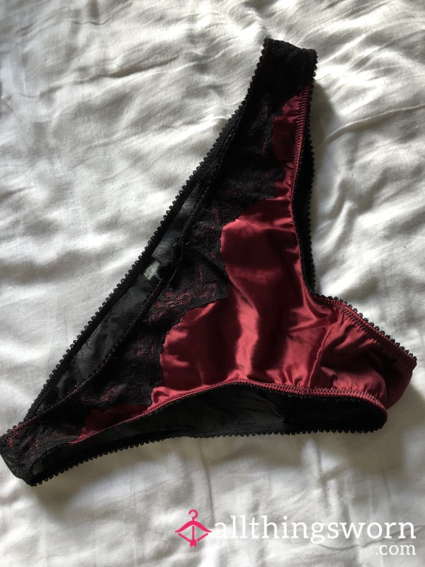 S**y Satin Knickers.. Will Sell In Which Ever State You Prefer…. 💋xxx