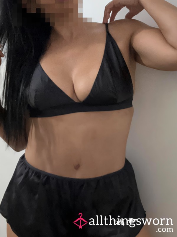 S**y Satin Lingerie Set