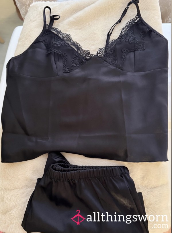 S**y Satin Night Set🖤😈