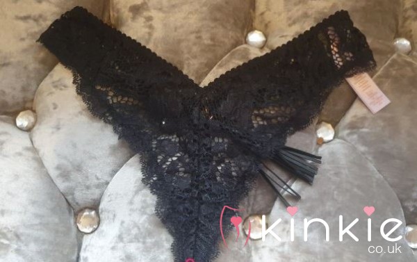 S**y Savage Fenty Black Thong😍