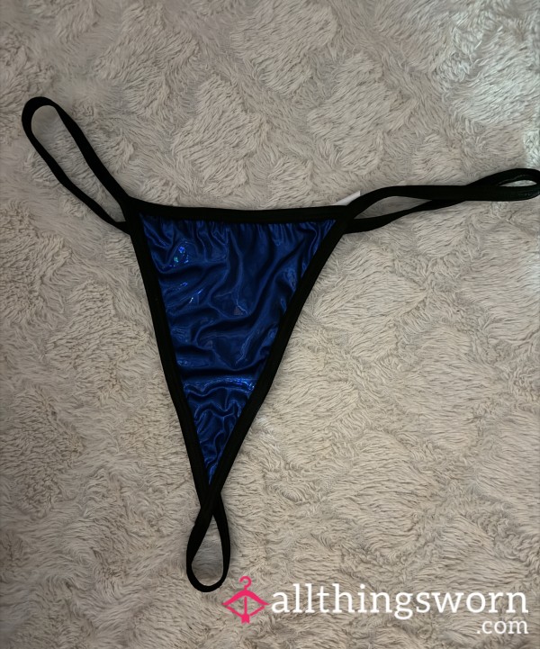 S**y, Shiny Blue Thong