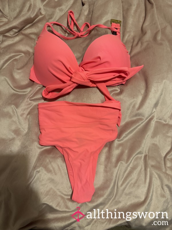S**y Silky Cor*l Bikini