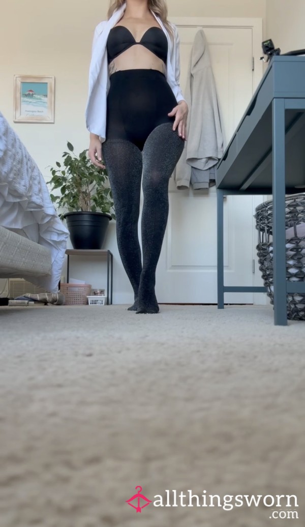 S**y Sparkly Nylons