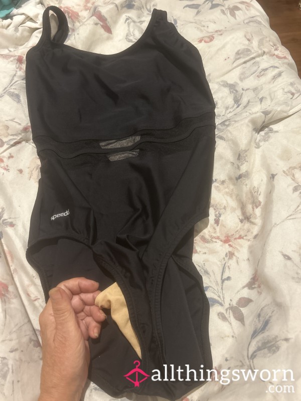 S**y Sp**do Swimsuit!! So Sleek, With Open Crotch Panel For Your 🍆😈