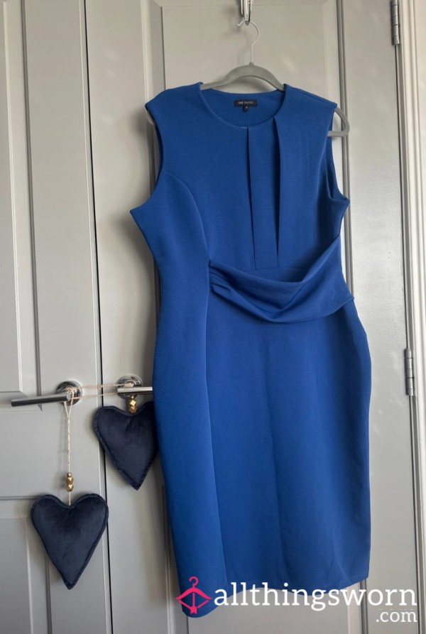 S**y Stretchy Blue Size 18 Dress