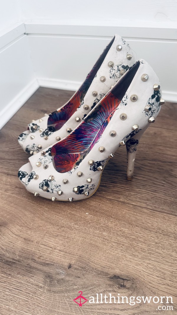 S**y Studded Heels…worn All Night 😉