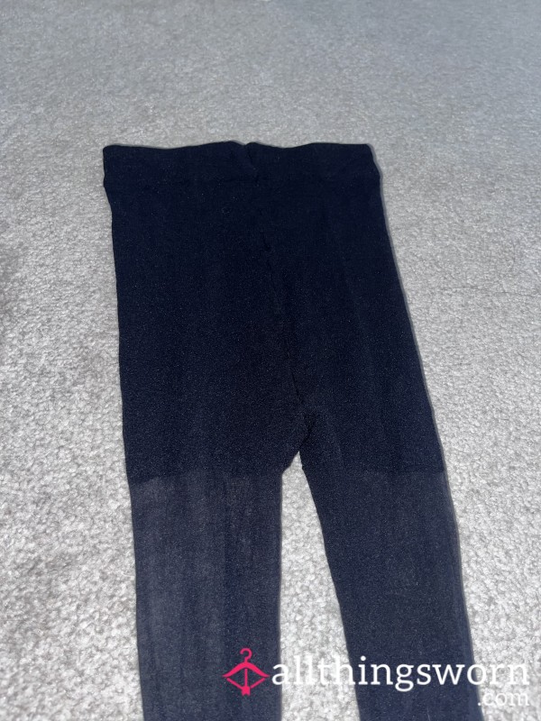 S**y Student's Black Pantyhose