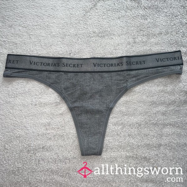 VS Dark Grey Thong