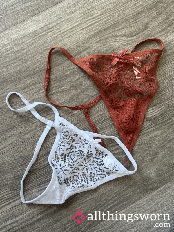 S**y Sweaty G-strings Stinking Of My A**hole 🍑🥵💦