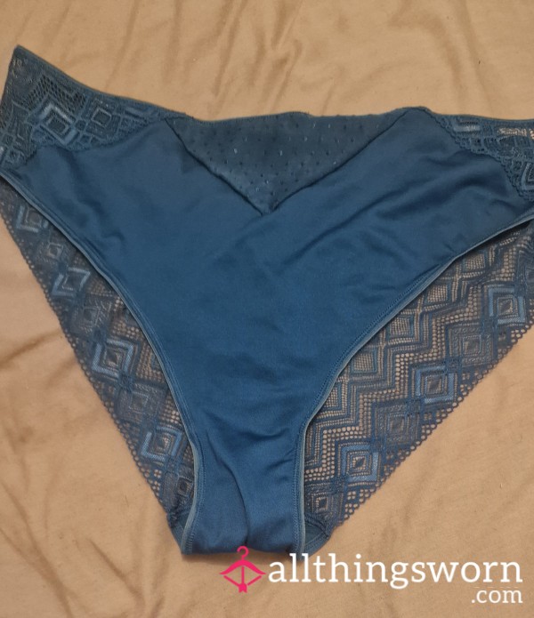 S**y Teal Full Back Knickers