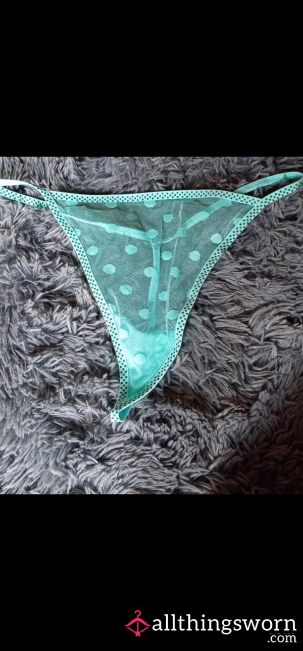 S**y Turquoise Thongs