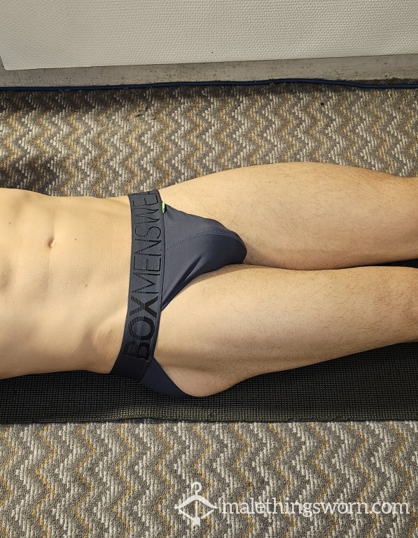 S**y Used Grey BOX Men's Tanga Briefs