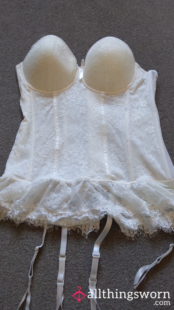 S**y Wedding Night Lace Corset With Lace Skirt