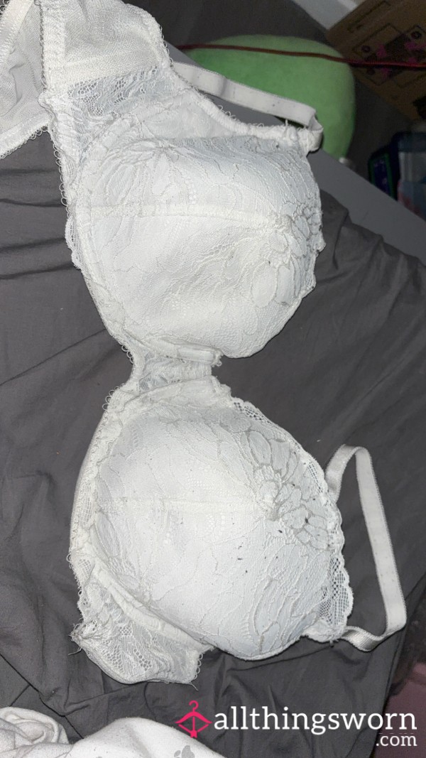S**y White Bra