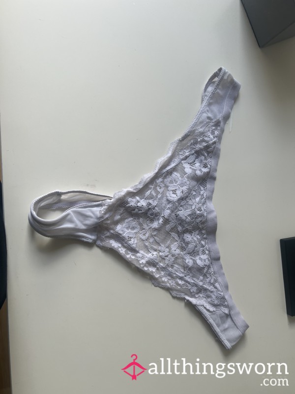 S**y White Thong👙