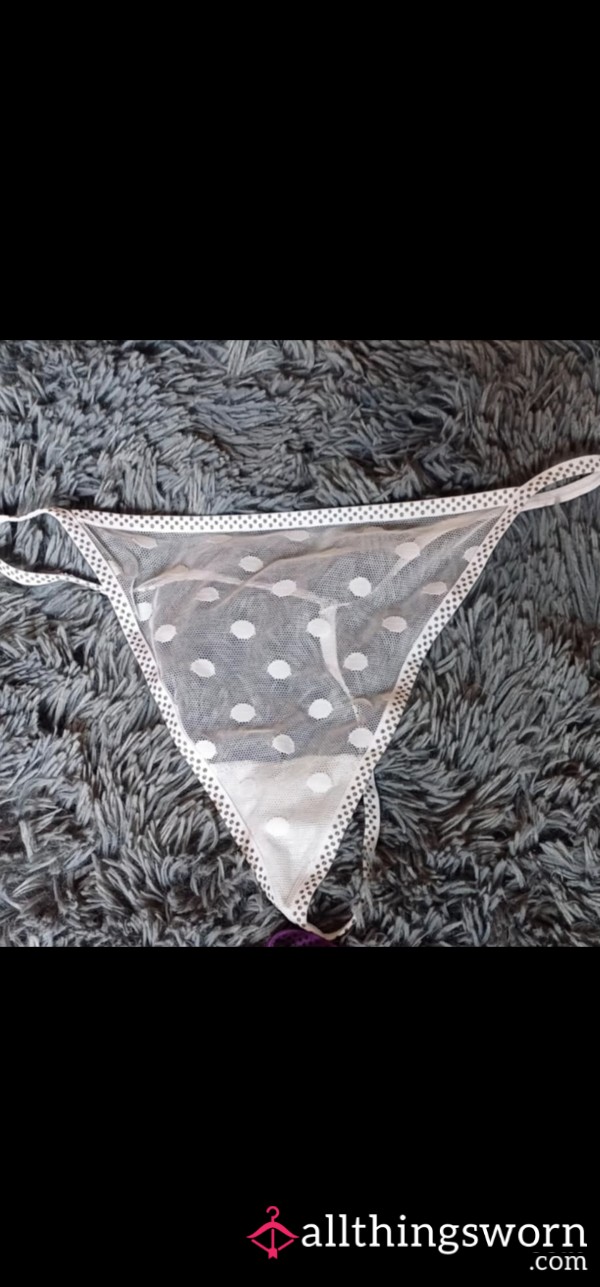 S**y White Thongs