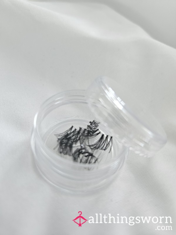 S**y Worn False Eyelashes