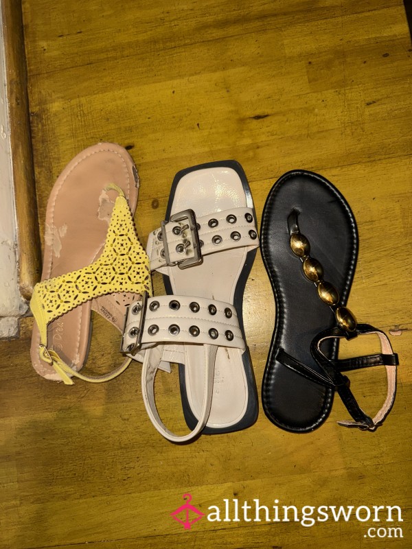 S**y Worn Sandals – Ready For Your Collection 👣