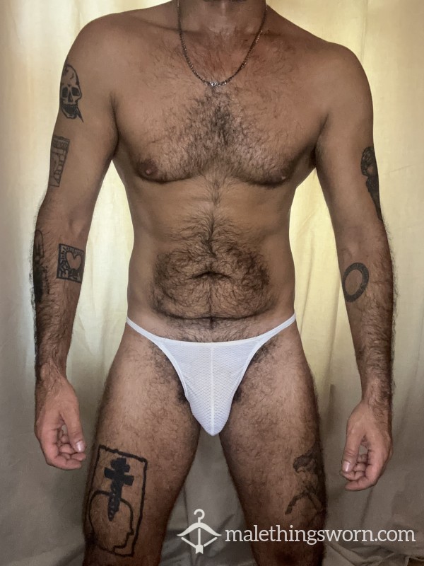 S**y Worn White Thong
