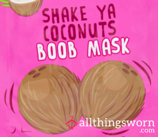 Shake Ya Coconuts B*m Mask. Tit Juice At The Ready🍒