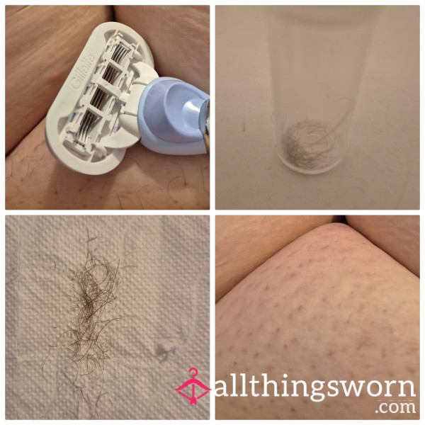 Shaved Public Hair With An Added Swab Of My Clit & Lips Area Thrown In