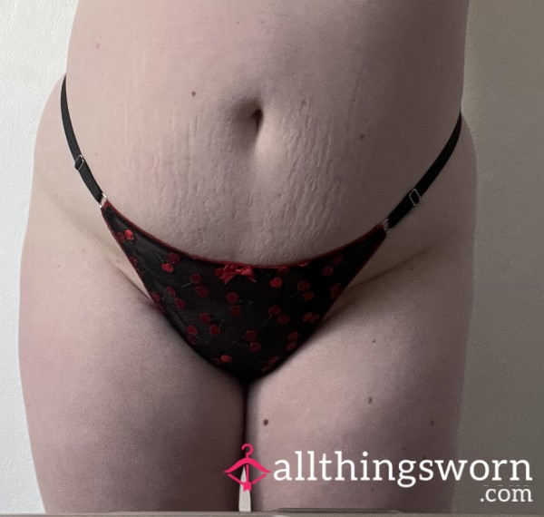🖤 Sheer Black Mesh G-String 🖤