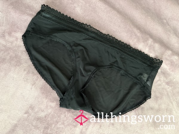 Sheer Black Panties