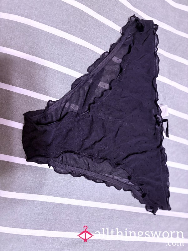 Sheer Black Panties