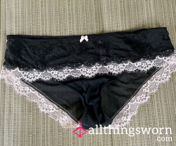 Sheer Black Panties Worn By MILF