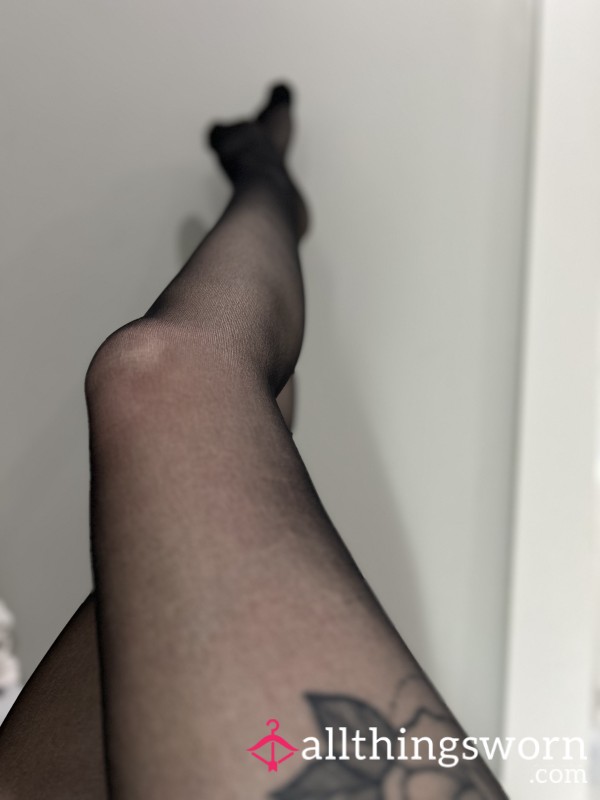 Sheer Black Panty Hose, I’ll Wear Them For How Long You Want