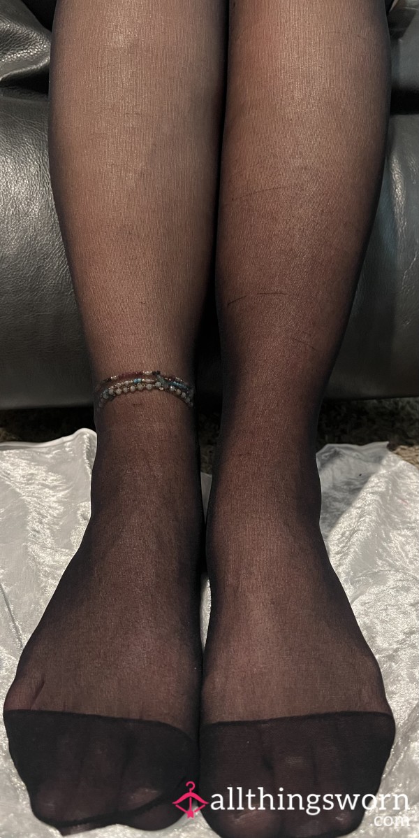 Sheer Black Pantyhose