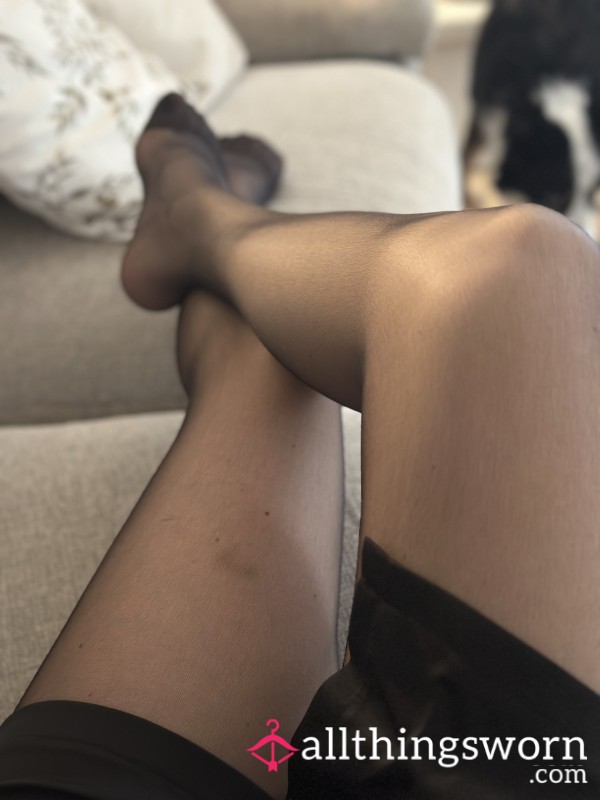 Sheer Black Pantyhose