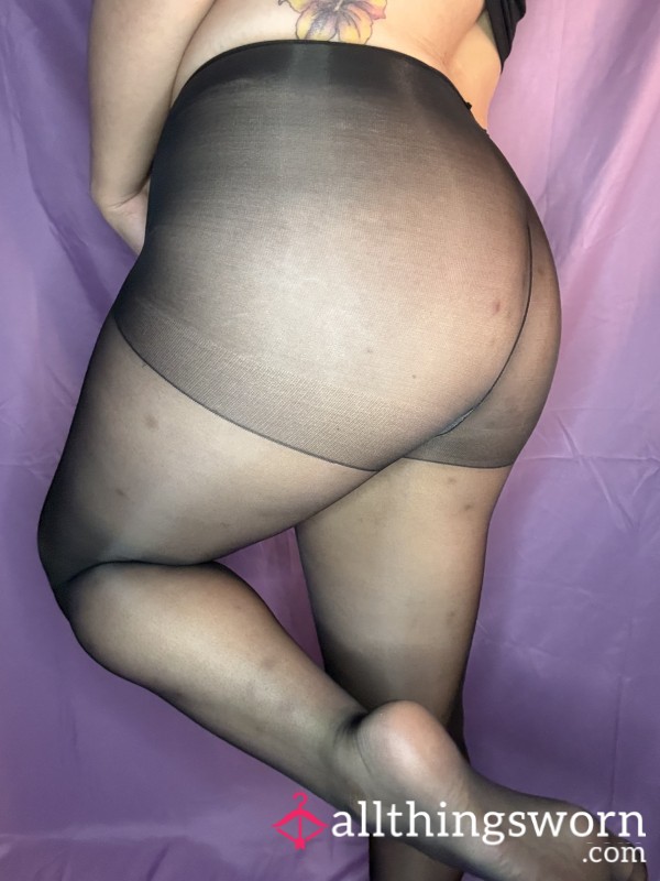 Sheer Black Pantyhose