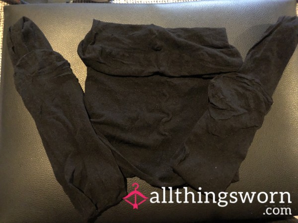 Sheer Black Tights Size Medium🖤