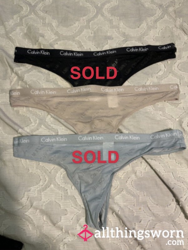 Sheer Calvin Klein Thong