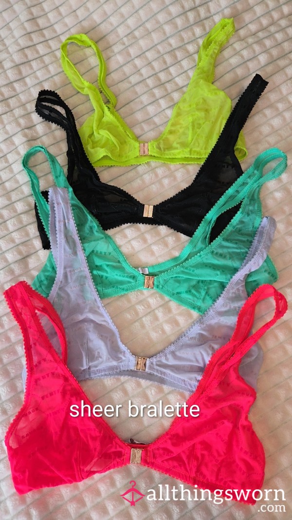 Sheer Lounge Bralettes