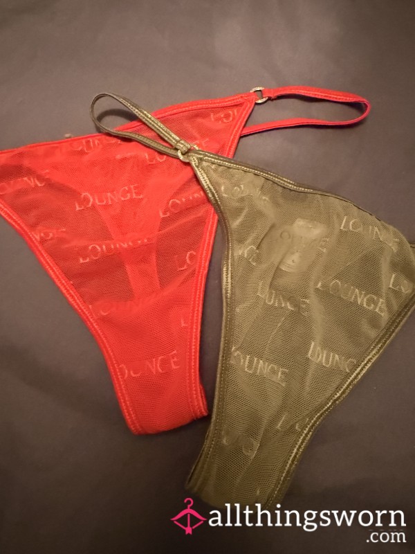 Sheer Lounge Thongs