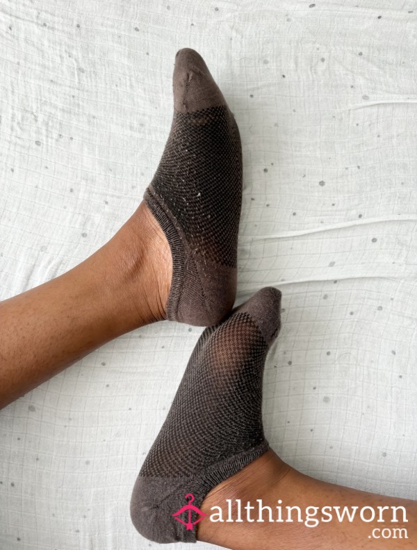 Sheer Mesh-Look Socks 🖤 Worn For 2 Days