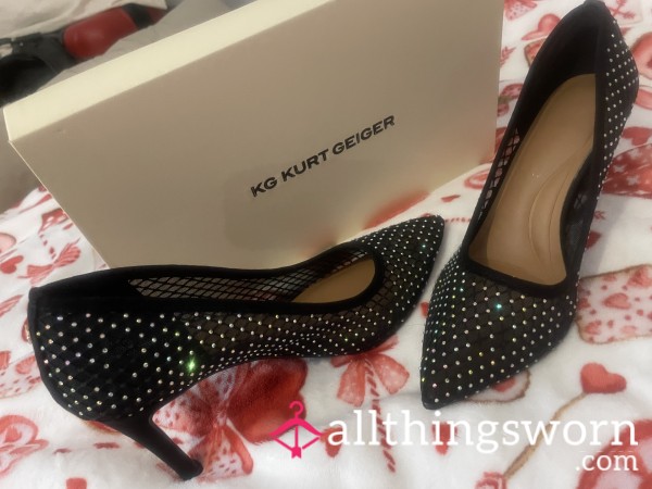 Sheer Net Heels
