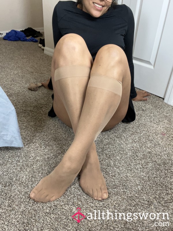 Sheer Nude Foot Tights