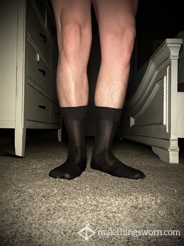 Sheer Nylon Dress Socks