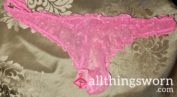 Sheer Pink Thong