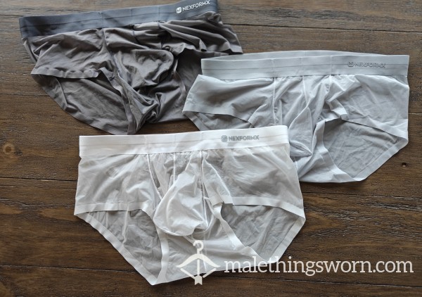 Sheer See-through Briefs With Pouch