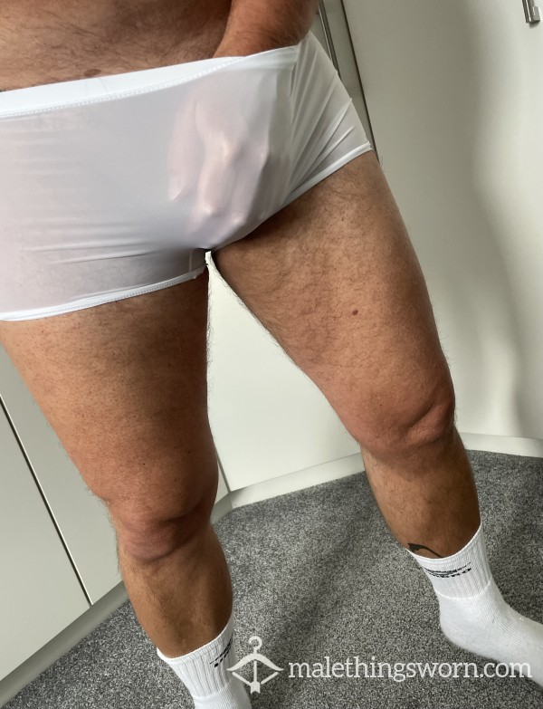 Sheer Shorts - Everything Is Going To Be Dripping Through This Material
